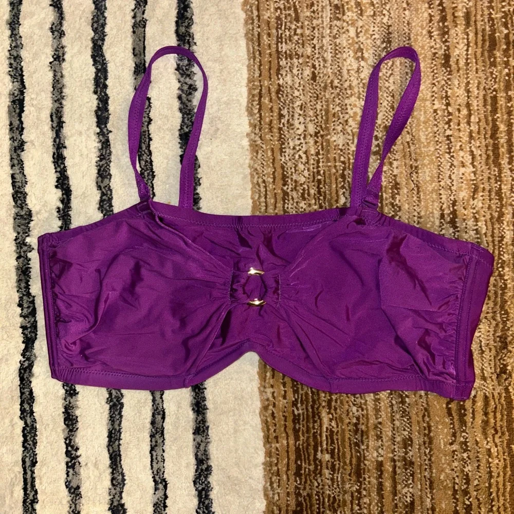 Pour moi Samoa purple bikini top 38F/100F - Picture 7 of 9